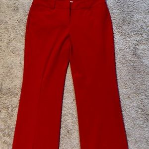 New York & Co. Red dress pants.  Like new!